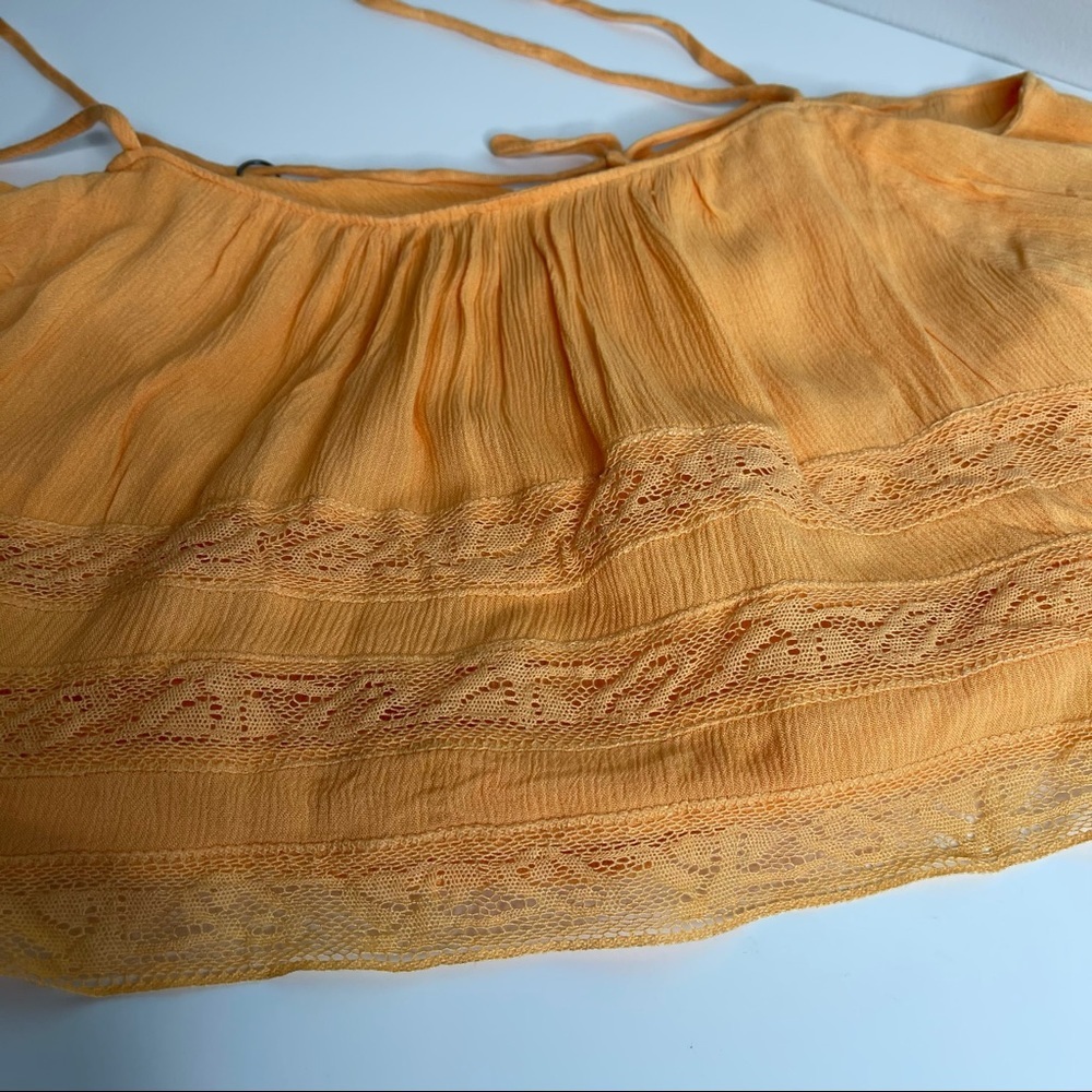 Free People Home Again Cami Crop Orange - Picture 8 of 8
